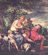 Paolo Veronese Venus und Adonis oil painting on canvas
